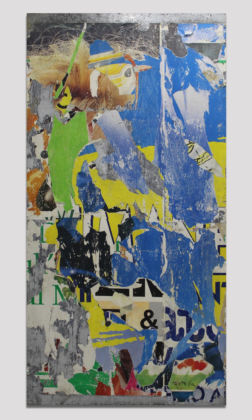 Mimmo Rotella - Comunicazioni internazionali, 1992