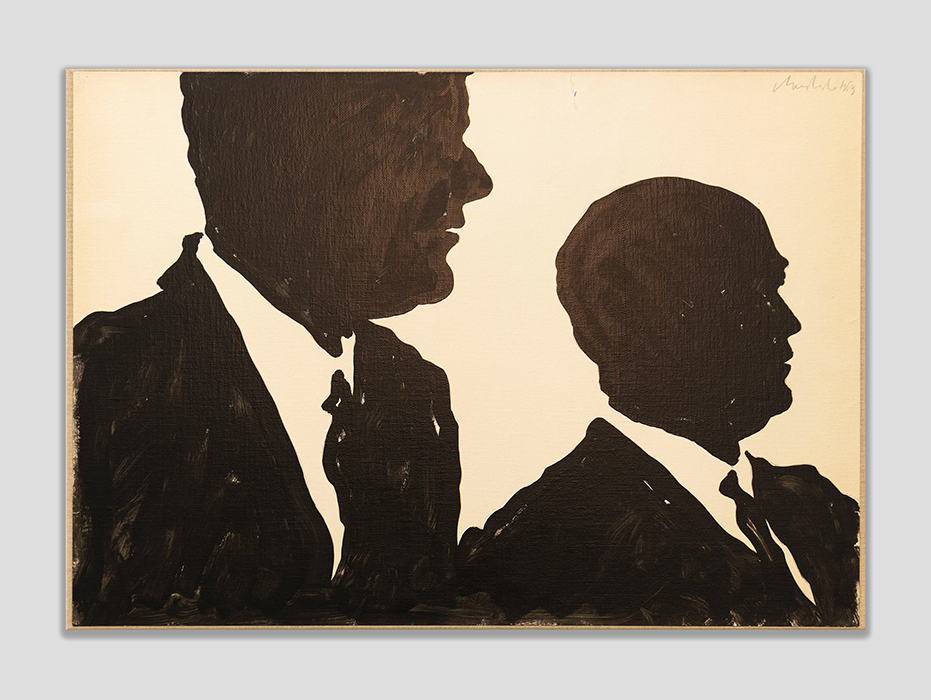 Sergio Lombardo - Kennedy e Fanfani (Gesto Tipico), 1963