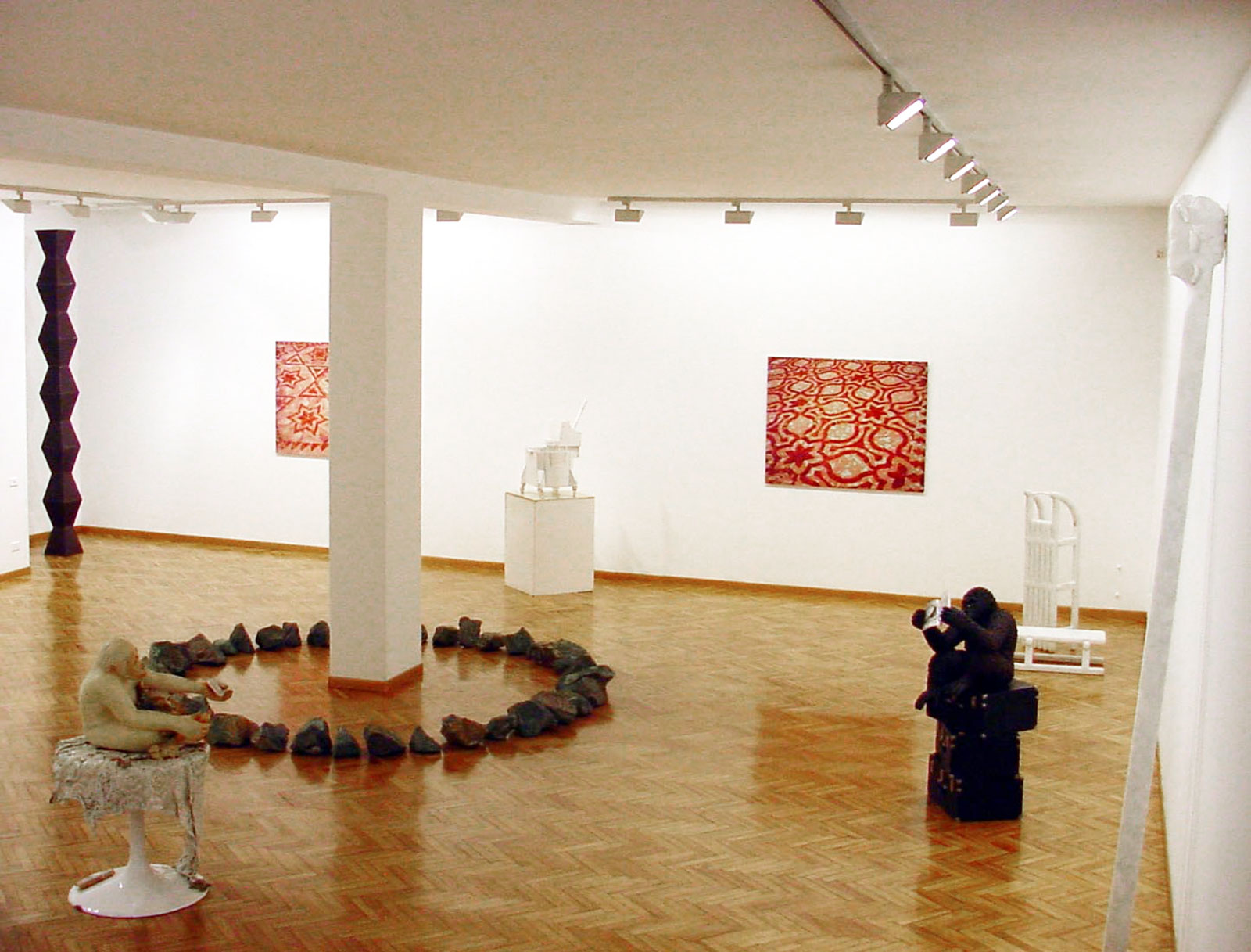 No Canvas - Cardi Gallery Milan 2003 - Installation views