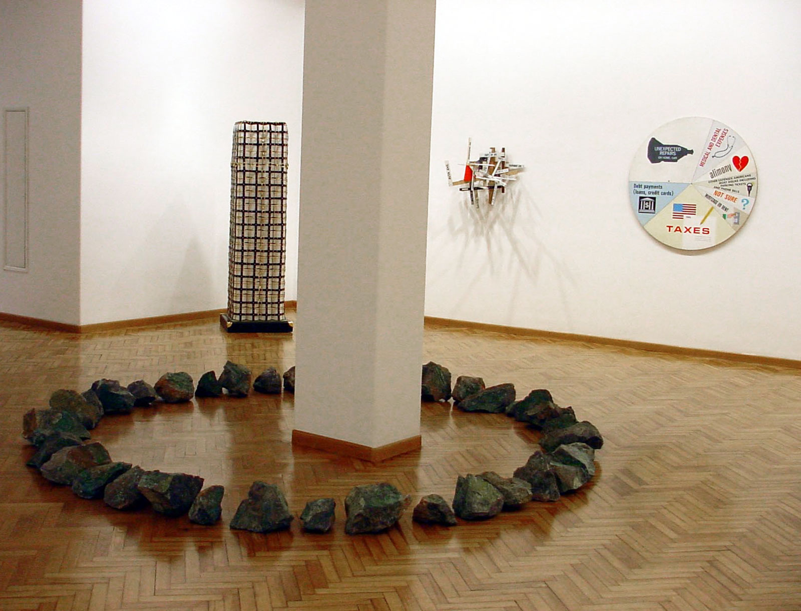 No Canvas - Cardi Gallery Milan 2003 - Installation views