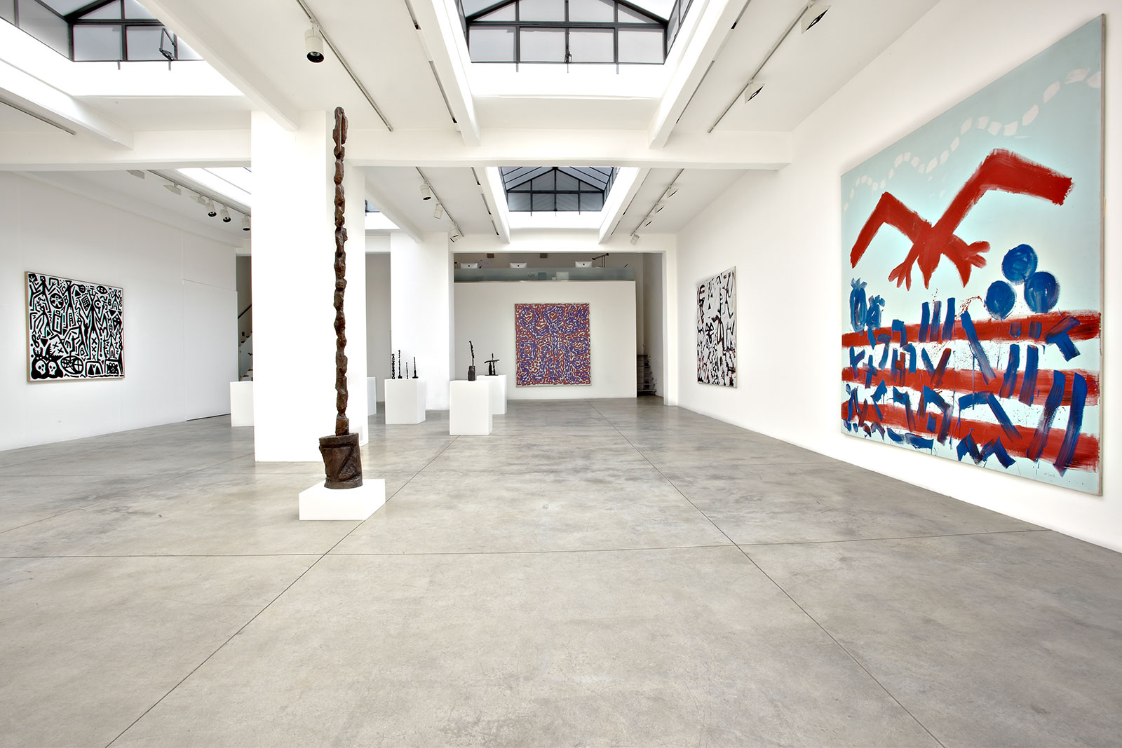 A.R. Penck - Cardi Gallery Milan 2012 - Installation views