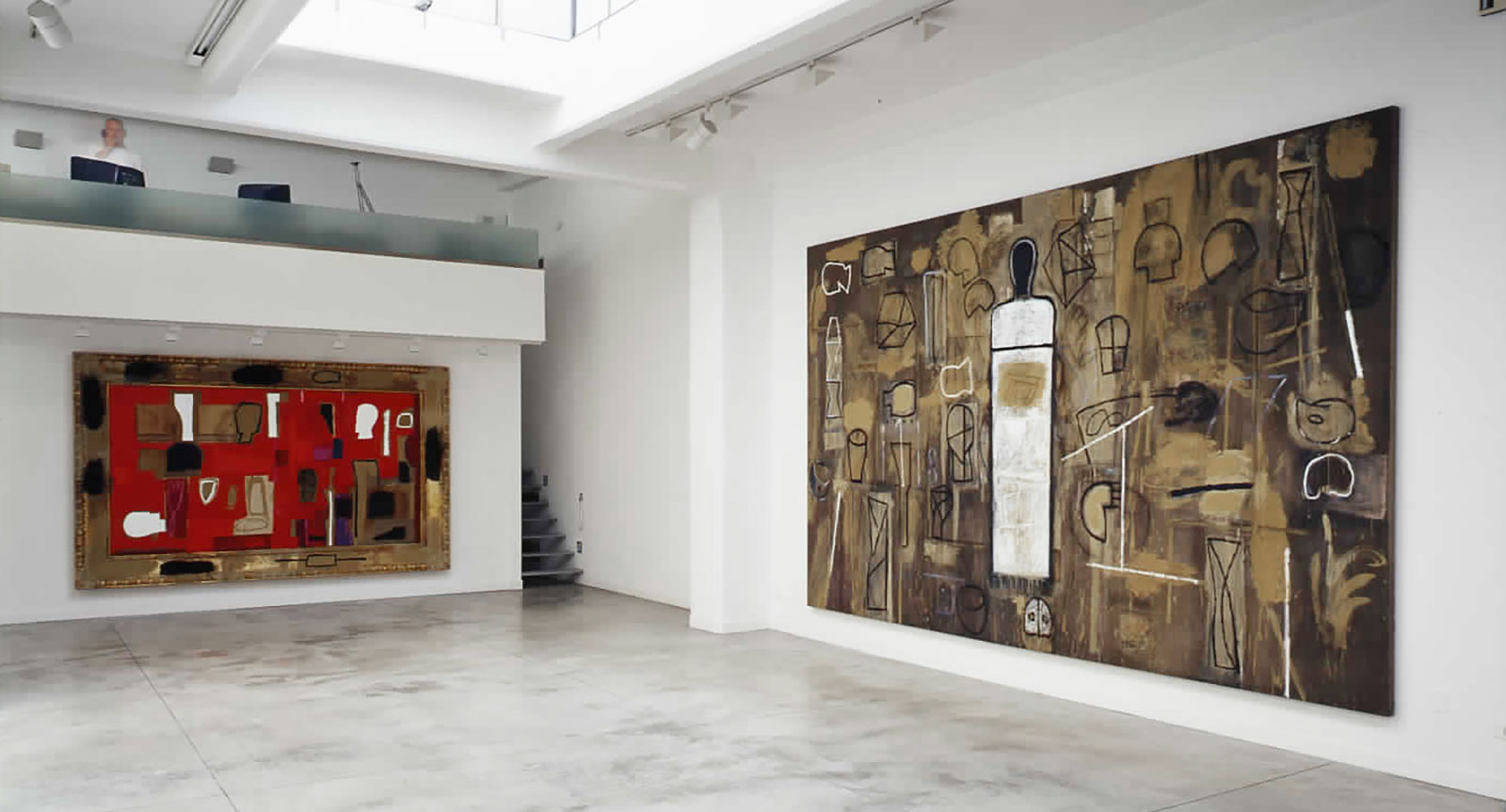 Mimmo Paladino - Cardi Gallery Milan 2006 - Installation views