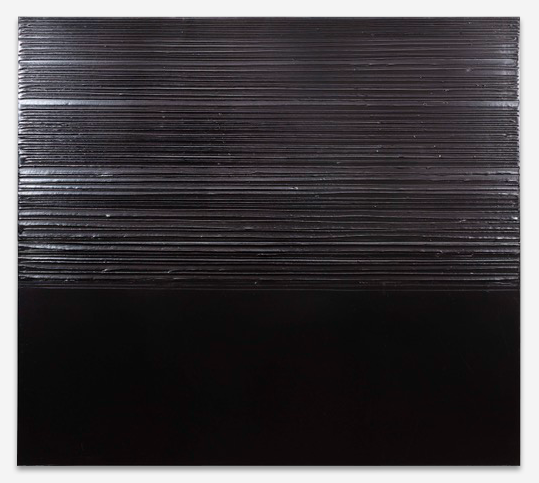 Pierre Soulages - Peinture 162 x 181 cm, 15 février 2005